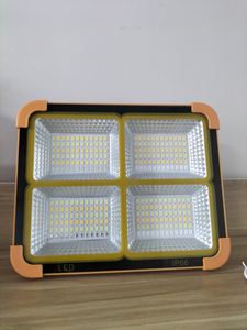 New Portable 100W Rechargeable 6000mAh Solar Panel Multifunctional Solar LED Wall Lights Adjustable Solar Wall Light