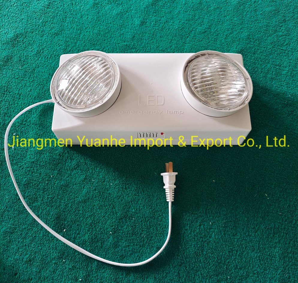 LED Emergency Twin-Head Lamp 2X3w