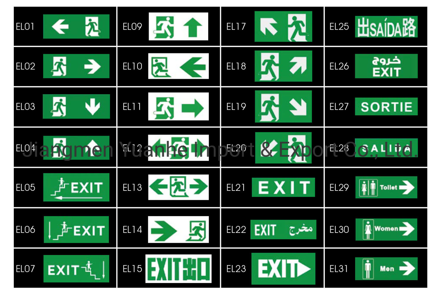 Classic LED Emergency Exit Sign Light